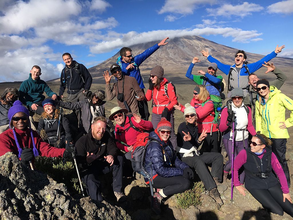 Kilimanjaro summit celebration