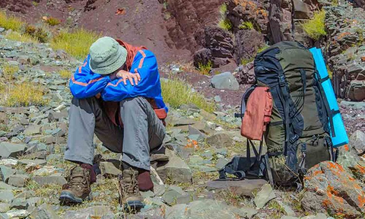 Altitude sickness symptom progression chart