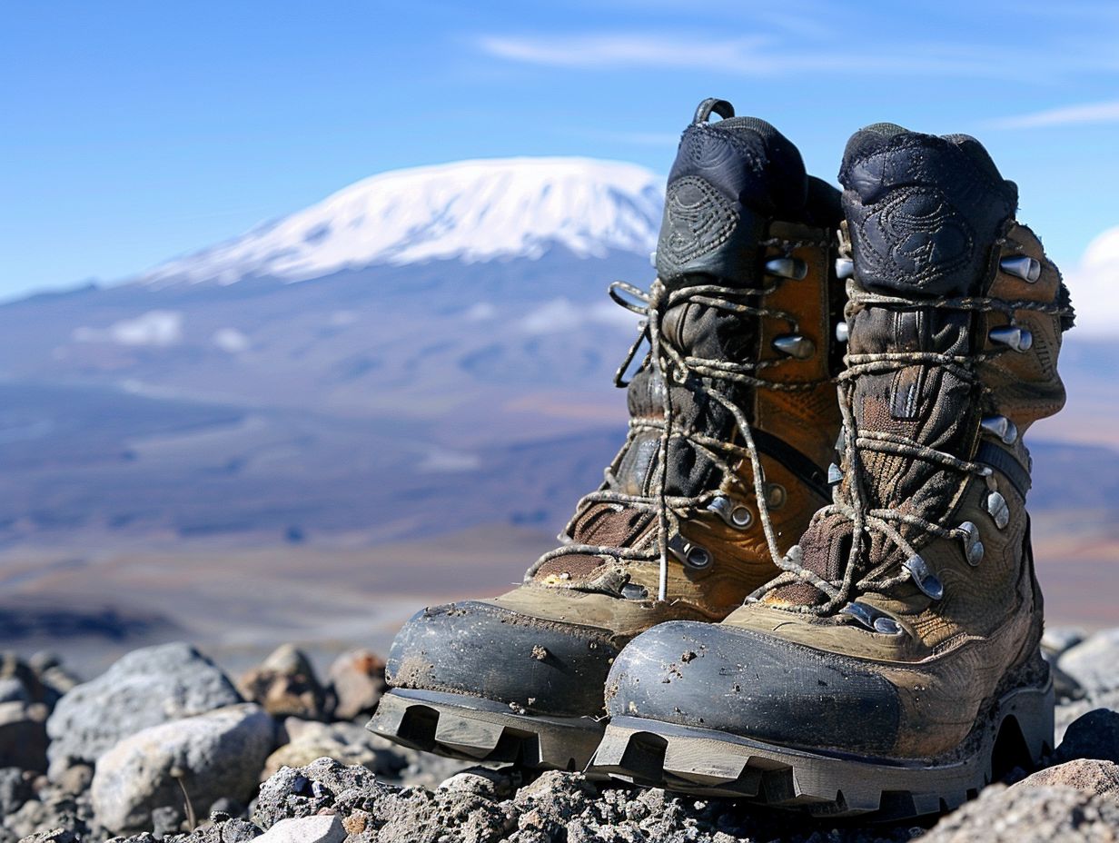 Proper Kilimanjaro hiking boots
